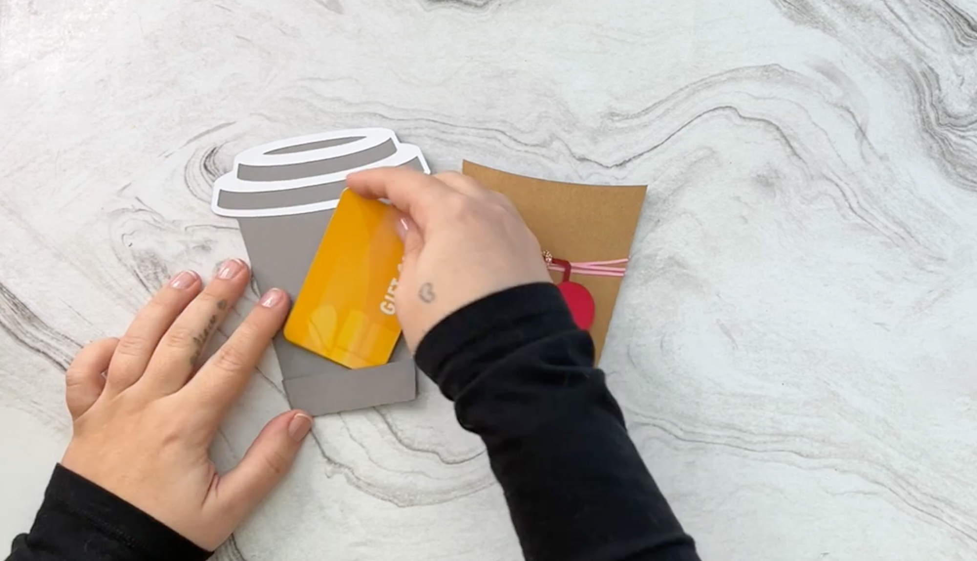 Coffee Gift Card Holder