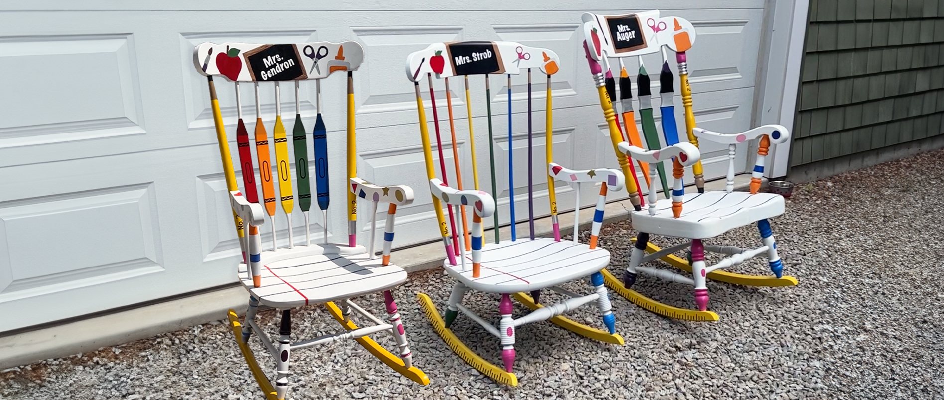 DIY Teacher Rocking Chairs